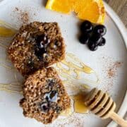 Blueberry Applesauce Bran Muffin Recipe