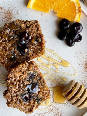 Blueberry Applesauce Bran Muffin Recipe
