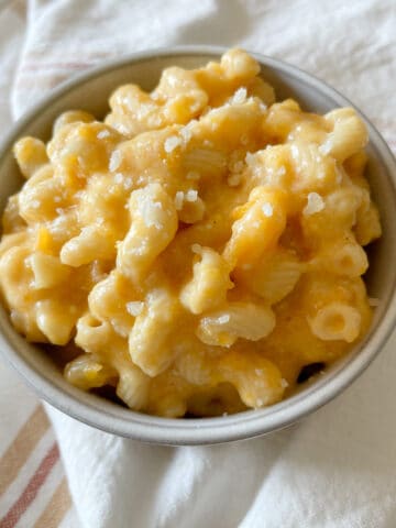 High Protein Butternut Squash Mac and Cheese