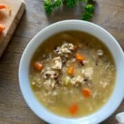 Chicken and wild rice soup