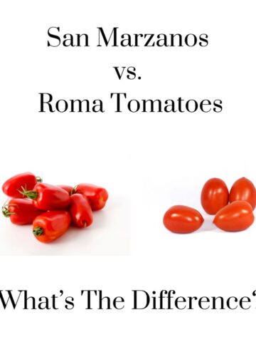 San Marzano vs. Roma Tomato