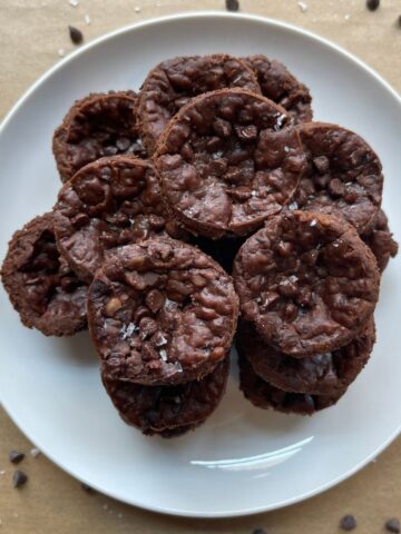 Black Bean Brownie Bites