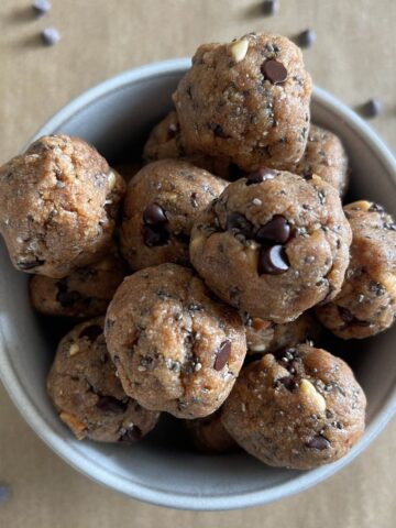 Cookie dough protein balls recipe