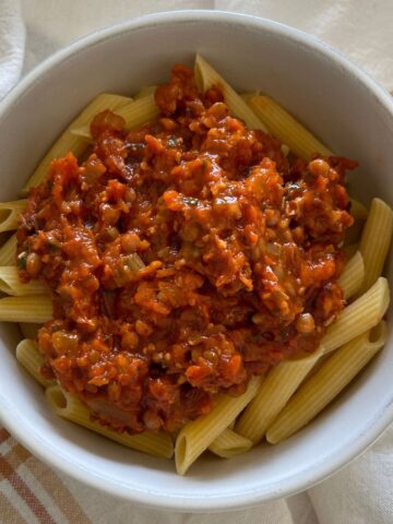 Healthy Bolognese with Turkey Recipe