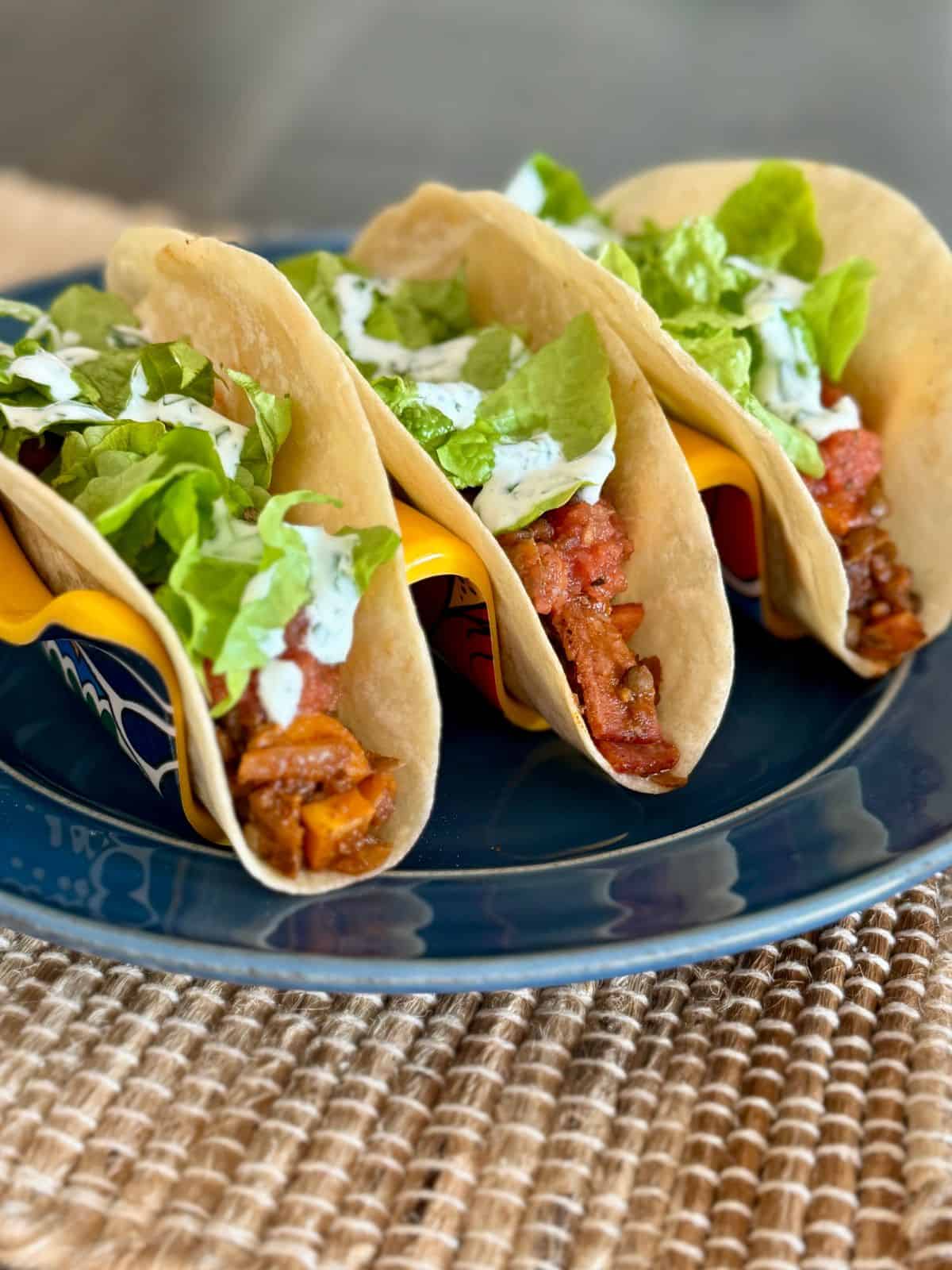 Lentil taco meat
