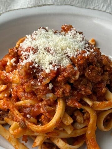 Healthy Chicken Lentil Bolognese