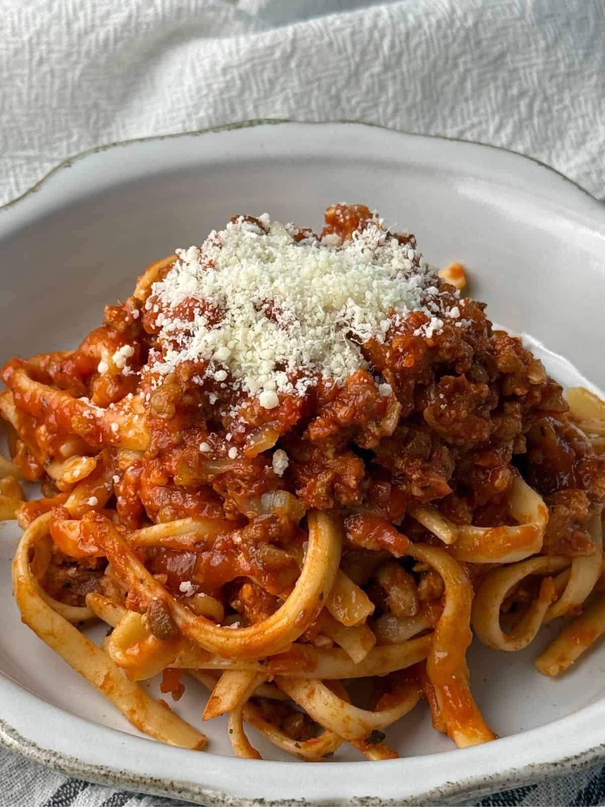 Chicken Lentil Bolognese
