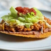 High Fiber Chipotle Chicken Tostadas