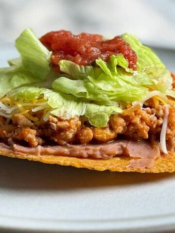 High Fiber Chipotle Chicken Tostadas