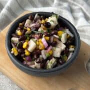 Jicama Black Bean Corn Salsa