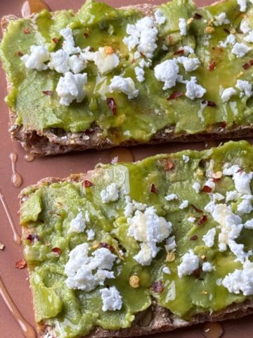 High Fiber Wasa Avocado Toast